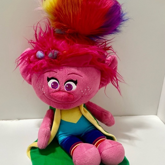 DreamWorks Trolls Poppy Plush – Large 20″ Stuffed Doll with Pink Hair - Picture 3 of 8